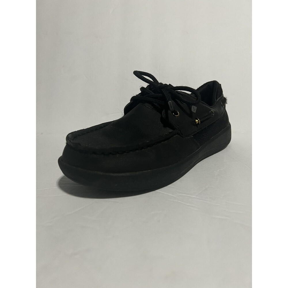 SPERRY Black Top Spider Suede Kids 4M In Good Condition